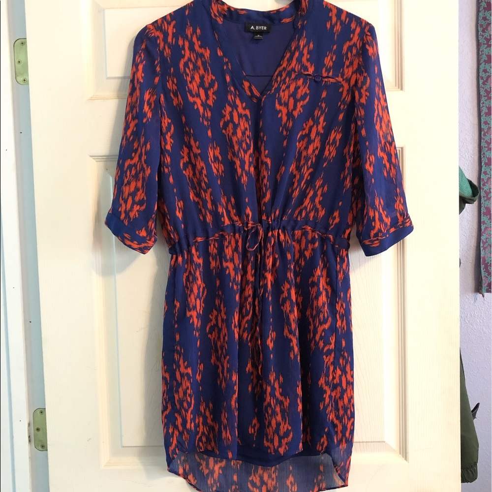 A. Byer 3/4 length sleeve dress